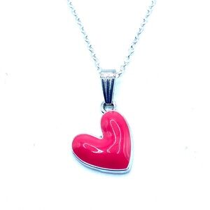 Pink Heart Necklace